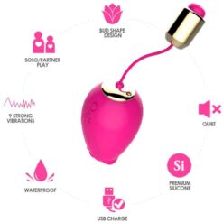 Comprar ARMONY - MANDALA HUEVO VIBRADOR PUNTO G CONTROL REMOTO FUCSIA al mejor precio - Envíos Discretos