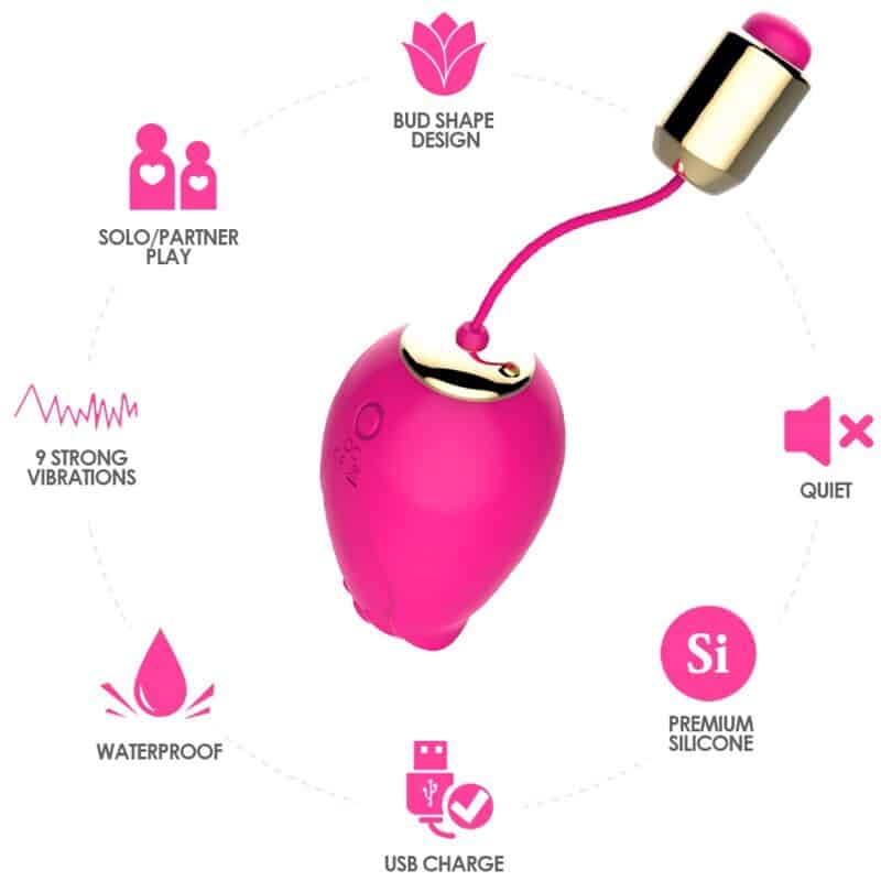 ARMONY - MANDALA HUEVO VIBRADOR PUNTO G CONTROL REMOTO FUCSIA - piKanteo | Despierta tu lado más piKante Comprar ARMONY - MANDALA HUEVO VIBRADOR PUNTO G CONTROL REMOTO FUCSIA al mejor precio - Envíos Discretos