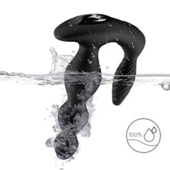 Comprar ARMONY - MANFUN VIBRADOR & ESTIMULADOR PLUG ANAL CONTROL REMOTO NEGRO al mejor precio - Envíos Discretos