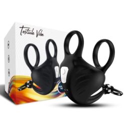 Comprar ARMONY - MANTA ANILLO VIBRADOR TESTÍCULOS CONTROL REMOTO NEGRO al mejor precio - Envíos Discretos