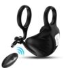 Comprar ARMONY - MANTA ANILLO VIBRADOR TESTÍCULOS CONTROL REMOTO NEGRO al mejor precio - Envíos Discretos