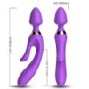 Comprar ARMONY - MASAJEADOR & VIBRADOR RABBIT VIOLETA al mejor precio - Envíos Discretos