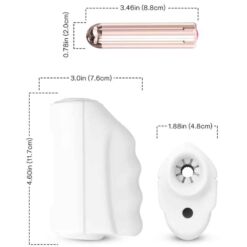 Comprar ARMONY - MASTER MASTURBATOR & VIBRADOR BLANCO al mejor precio - Envíos Discretos
