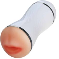 Comprar ARMONY - MASTURBADOR DOBLE VAGINA & BOCA BLANCO al mejor precio - Envíos Discretos
