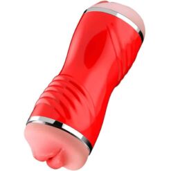Comprar ARMONY - MASTURBADOR DOBLE VAGINA & BOCA ROJO al mejor precio - Envíos Discretos