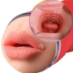 Comprar ARMONY - MASTURBADOR DOBLE VAGINA & BOCA ROJO al mejor precio - Envíos Discretos