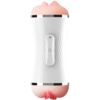 Comprar ARMONY - MASTURBADOR VIBRADOR DOBLE VAGINA & BOCA BLANCO al mejor precio - Envíos Discretos