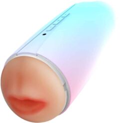 Comprar ARMONY - MASTURBADOR VIBRADOR DOBLE VAGINA & BOCA RAINBOW al mejor precio - Envíos Discretos