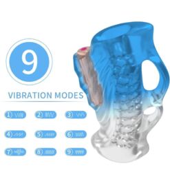 Comprar ARMONY - MASTURBATOR DEDAL & VIBRADOR AZUL DEGRADADO al mejor precio - Envíos Discretos