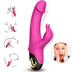 Comprar ARMONY - METEROR DILDO VIBRADOR RABBIT ROTADOR FUCSIA al mejor precio - Envíos Discretos