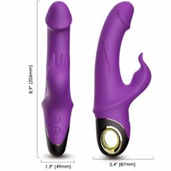 Comprar ARMONY - METEROR DILDO VIBRADOR RABBIT ROTADOR VIOLETA al mejor precio - Envíos Discretos