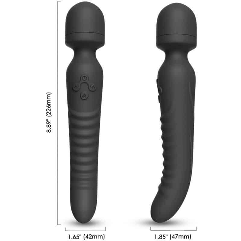 ARMONY - MISSION MASAJEADOR & VIBRADOR EFECTO CALOR NEGRO - piKanteo | Despierta tu lado más piKante Comprar ARMONY - MISSION MASAJEADOR & VIBRADOR EFECTO CALOR NEGRO al mejor precio - Envíos Discretos