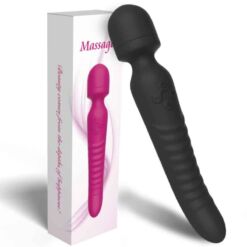 Comprar ARMONY - MISSION MASAJEADOR & VIBRADOR EFECTO CALOR NEGRO al mejor precio - Envíos Discretos