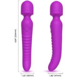 Comprar ARMONY - MISSION MASAJEADOR & VIBRADOR EFECTO CALOR VIOLETA al mejor precio - Envíos Discretos