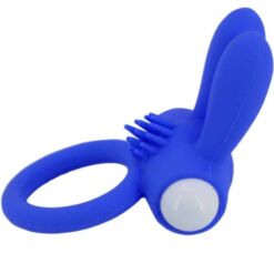 Comprar ARMONY - MR BUNNY ANILLO VIBRADOR SILICONA AZUL al mejor precio - Envíos Discretos