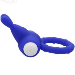 Comprar ARMONY - MS BUNNY ANILLO VIBRADOR SILICONA AZUL al mejor precio - Envíos Discretos