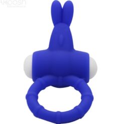 Comprar ARMONY - MS BUNNY ANILLO VIBRADOR SILICONA AZUL al mejor precio - Envíos Discretos