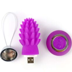 Comprar ARMONY - OCTOPUS HUEVO VIBRADOR CACTUS CONTROL REMOTO VIOLETA al mejor precio - Envíos Discretos