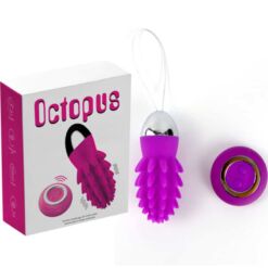 Comprar ARMONY - OCTOPUS HUEVO VIBRADOR CACTUS CONTROL REMOTO VIOLETA al mejor precio - Envíos Discretos