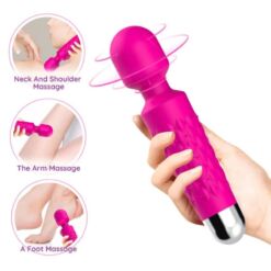 Comprar ARMONY - POSTMAN MASAJEADOR & VIBRADOR CABEZA FLEXIBLE FUCSIA al mejor precio - Envíos Discretos