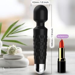 Comprar ARMONY - POSTMAN MASAJEADOR & VIBRADOR CABEZA FLEXIBLE NEGRO al mejor precio - Envíos Discretos