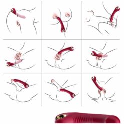 Comprar ARMONY - PRINCE DILDO VIBRADOR & ROTADOR ROJO al mejor precio - Envíos Discretos