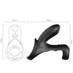 Comprar ARMONY - RANGER ANILLO DOBLE VIBRADOR PAREJA NEGRO al mejor precio - Envíos Discretos