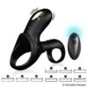 Comprar ARMONY - RANGER ANILLO DOBLE VIBRADOR PAREJA NEGRO al mejor precio - Envíos Discretos