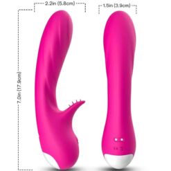 Comprar ARMONY - ROMANCE VIBRADOR CON ESTIMULADOR FUCSIA al mejor precio - Envíos Discretos