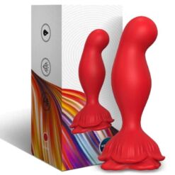 Comprar ARMONY - ROSA VIBRADOR & PLUG ANAL CONTROL REMOTO ROJO al mejor precio - Envíos Discretos