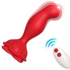 Comprar ARMONY - ROSA VIBRADOR & PLUG ANAL CONTROL REMOTO ROJO al mejor precio - Envíos Discretos