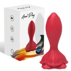 Comprar ARMONY - ROSA VIBRADOR & PLUG ANAL PEQUEÑO CONTROL REMOTO ROJO al mejor precio - Envíos Discretos