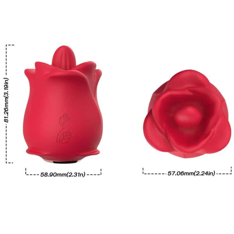 ARMONY - ROSA VIBRADOR ESTIMULADOR CON LENGUA CLITORIS 10 MODOS ROJO - piKanteo | Despierta tu lado más piKante Comprar ARMONY - ROSA VIBRADOR ESTIMULADOR CON LENGUA CLITORIS 10 MODOS ROJO al mejor precio - Envíos Discretos