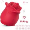 Comprar ARMONY - ROSA VIBRADOR ESTIMULADOR CON LENGUA CLITORIS 10 MODOS ROJO al mejor precio - Envíos Discretos