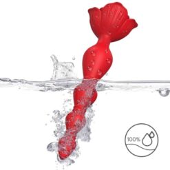 Comprar ARMONY - ROSA VIBRADOR PAGODA & PLUG ANAL ROJO al mejor precio - Envíos Discretos