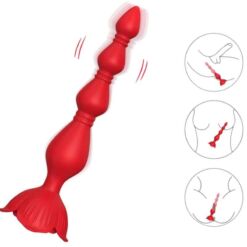 Comprar ARMONY - ROSA VIBRADOR PAGODA & PLUG ANAL ROJO al mejor precio - Envíos Discretos