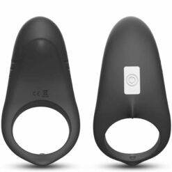 Comprar ARMONY - SHARK ANILLO VIBRADOR PAREJAS CONTROL REMOTO NEGRO al mejor precio - Envíos Discretos