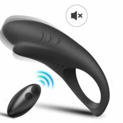 Comprar ARMONY - SHARK ANILLO VIBRADOR PAREJAS CONTROL REMOTO NEGRO al mejor precio - Envíos Discretos