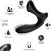 Comprar ARMONY - STORM VIBRADOR ANAL PROSTATA & PLUG CONTROL REMOTO NEGRO al mejor precio - Envíos Discretos