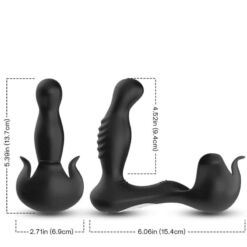 Comprar ARMONY - SURROUND VIBRADOR ANAL & ESTIMULADOR TESTÍCULOS CONTROL REMOTO NEGRO al mejor precio - Envíos Discretos