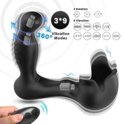 Comprar ARMONY - SURROUND VIBRADOR ANAL & ESTIMULADOR TESTÍCULOS CONTROL REMOTO NEGRO al mejor precio - Envíos Discretos