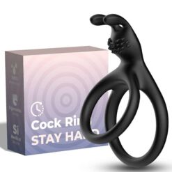 Comprar ARMONY - TENSY ANILLO DOBLE RABBIT NEGRO al mejor precio - Envíos Discretos