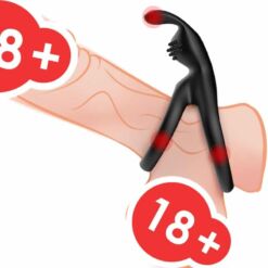 Comprar ARMONY - TENSY ANILLO DOBLE RABBIT NEGRO al mejor precio - Envíos Discretos
