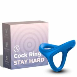 Comprar ARMONY - TRESOR ANILLO DOBLE SILICONA AZUL al mejor precio - Envíos Discretos
