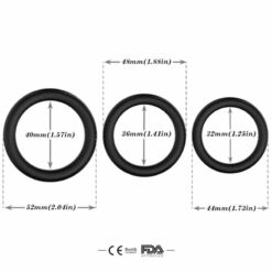 Comprar ARMONY - TRIPLE ANILLO SILICONA LUMINOSO al mejor precio - Envíos Discretos