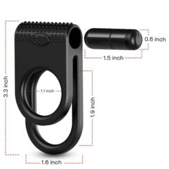 Comprar ARMONY - TWINS ANILLO DOBLE VIBRADOR PAREJAS NEGRO al mejor precio - Envíos Discretos
