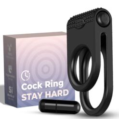 Comprar ARMONY - TWINS ANILLO DOBLE VIBRADOR PAREJAS NEGRO al mejor precio - Envíos Discretos