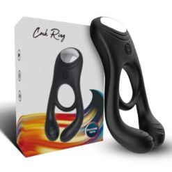 Comprar ARMONY - VEYRON ANILLO VIBRADOR DOBLE PINZA NEGRO al mejor precio - Envíos Discretos