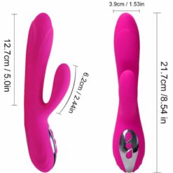 Comprar ARMONY - VIBRADOR & ESTIMULADOR FLEXIBLE EFECTO CALOR FUCSIA al mejor precio - Envíos Discretos