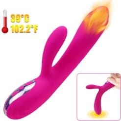 Comprar ARMONY - VIBRADOR & ESTIMULADOR FLEXIBLE EFECTO CALOR FUCSIA al mejor precio - Envíos Discretos